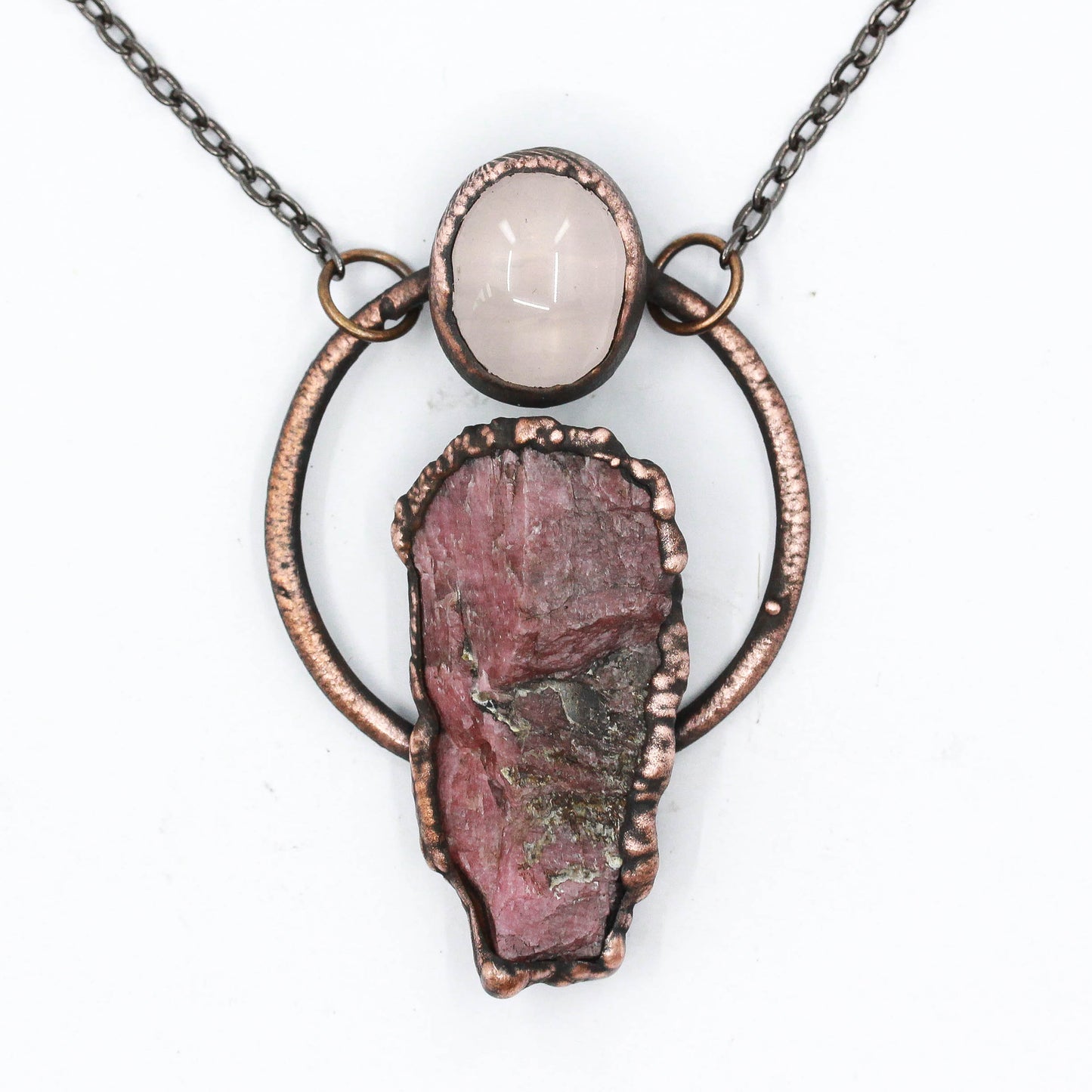 Rhodonite & Rose Quartz Necklace