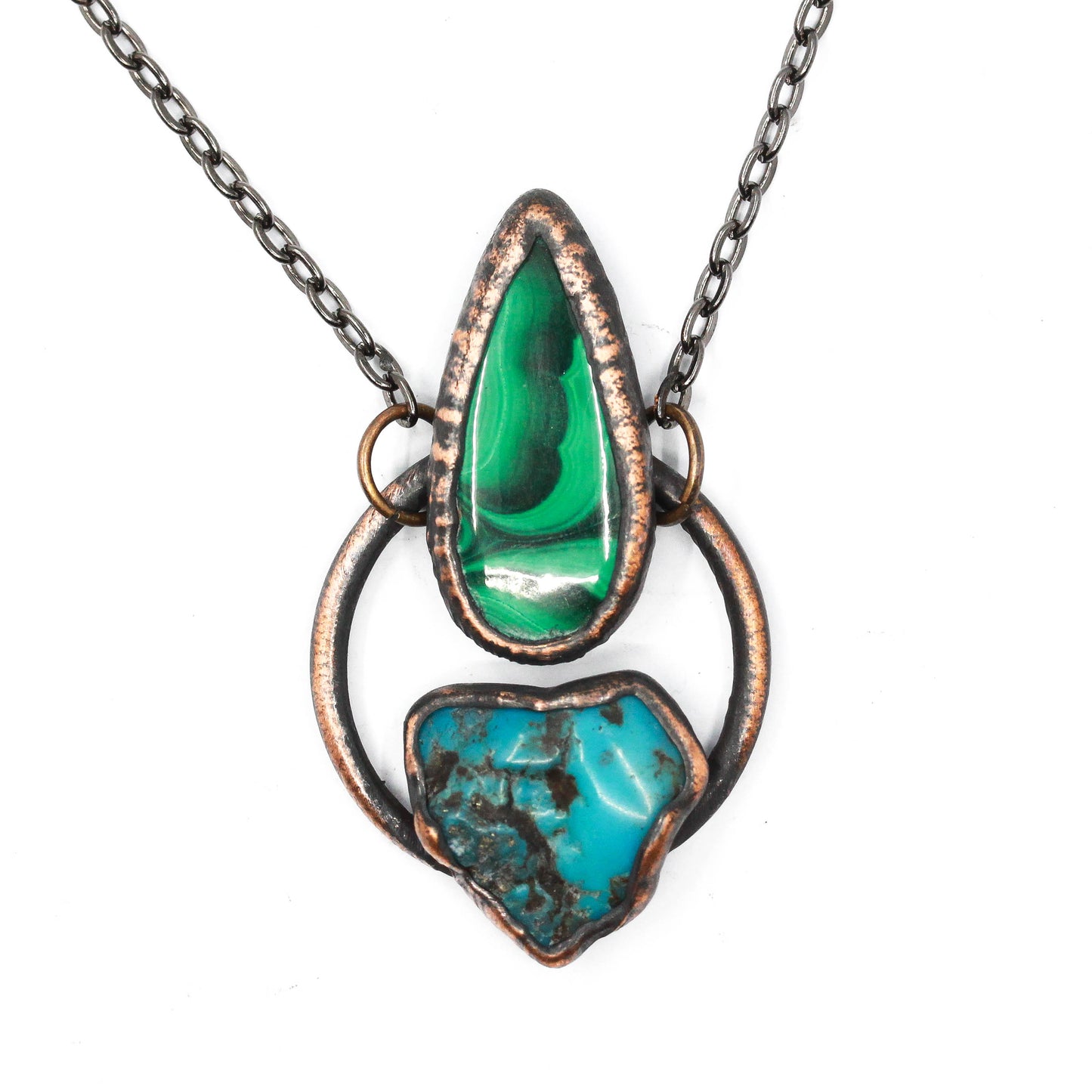 Turquoise & Malachite Necklace