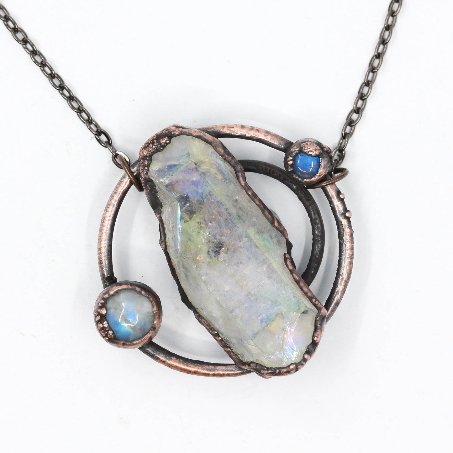 Angel Aura Quartz & Moonstone Necklace