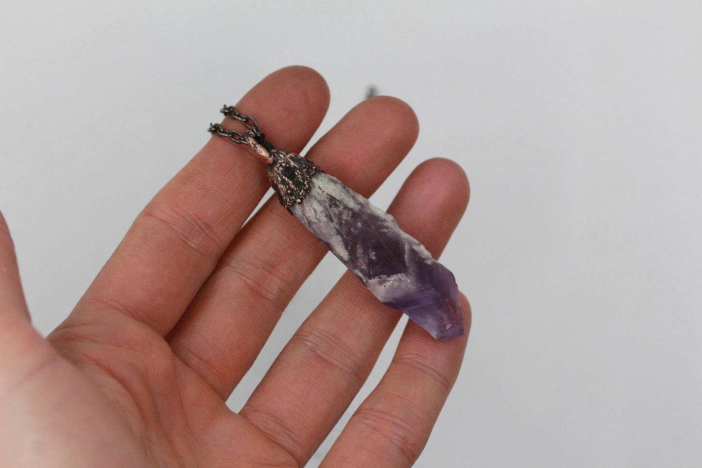 Elestial Amethyst Necklace