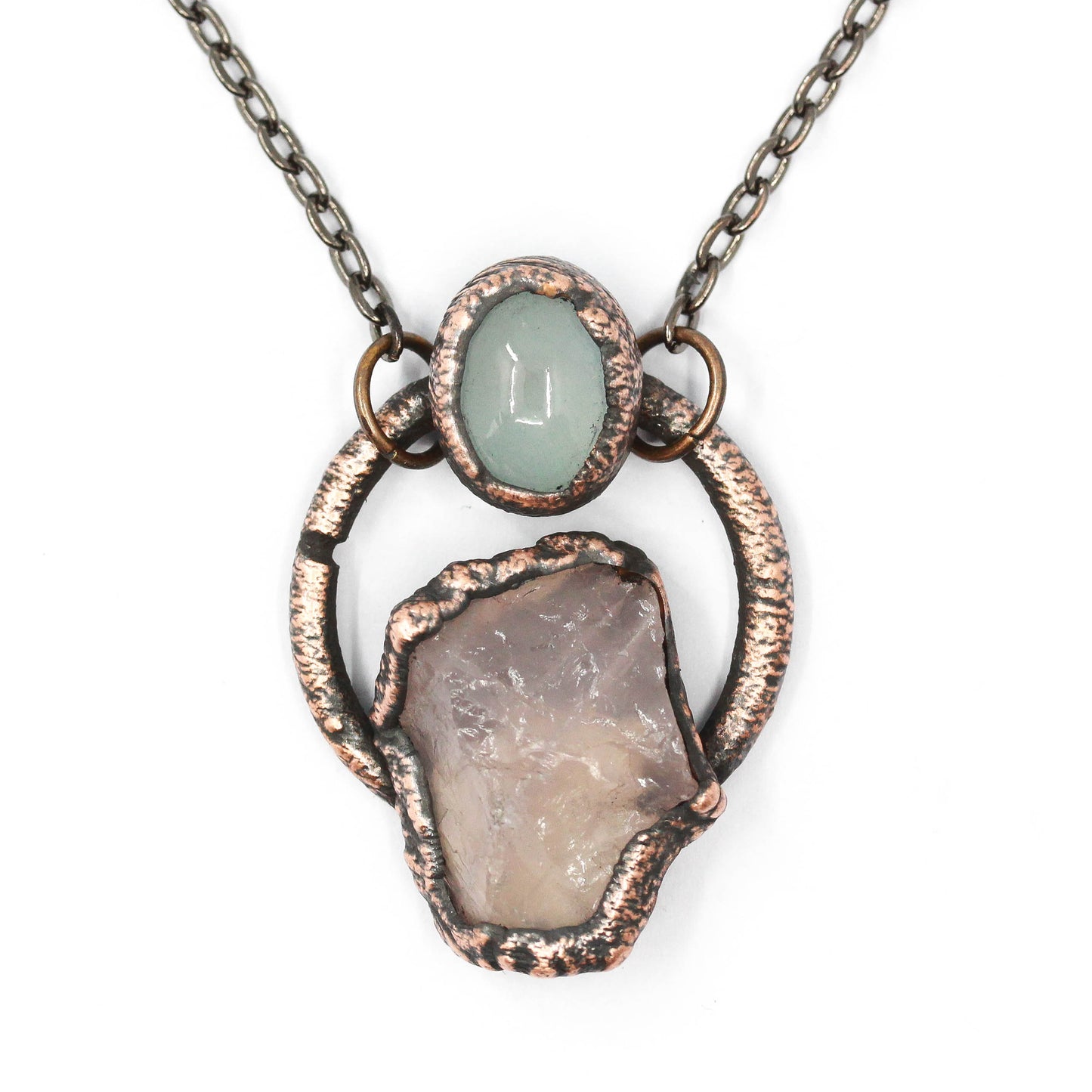 Rose Quartz & Aquamarine Necklace