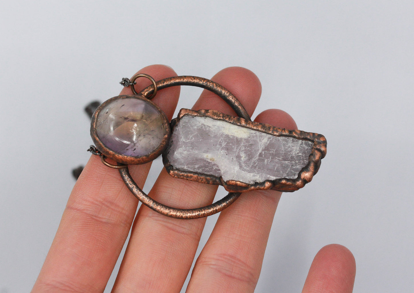 Kunzite & Ametrine Necklace